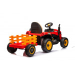 Elektrický traktor s vlečkou BBH-030 na diaľkové ovládanie 2,4G červená